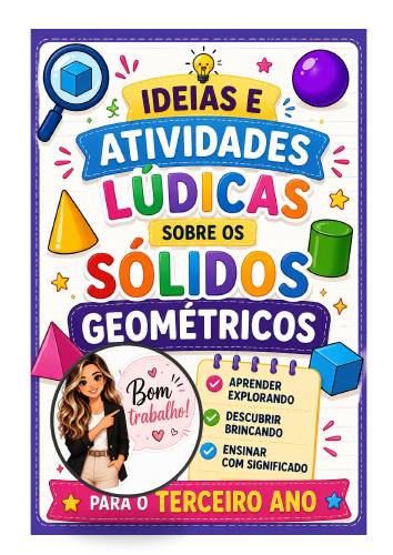Capa de Atividades Lúdicas — Sólidos Geométricos