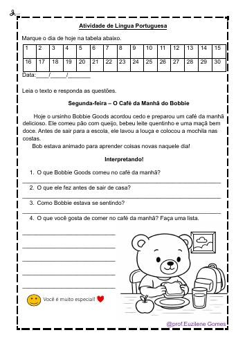 Capa de Kit Semaninha — Leitura e Interpretação
