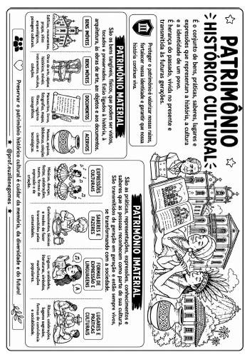 Capa de Sequência Didática — Patrimônio Histórico e Cultural