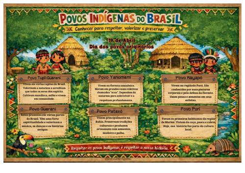 Capa de Painel Dia dos Povos Indígenas