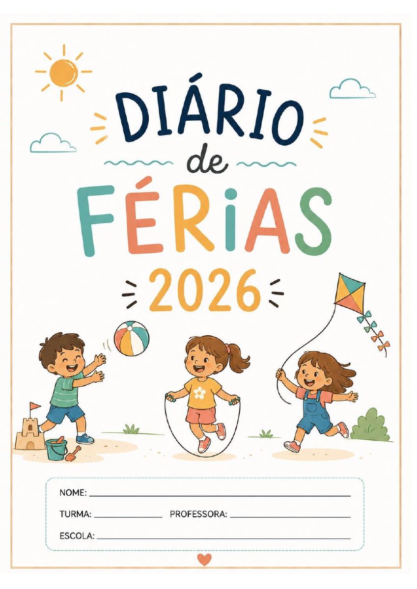 Amostra de Diário de Férias do Estudante