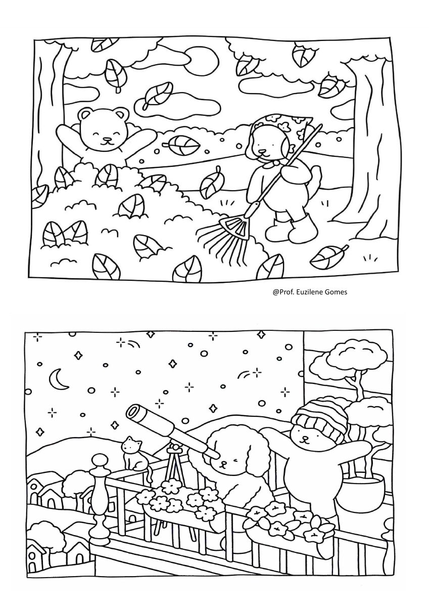 Amostra de Livrinho de Colorir — Capa Rosa