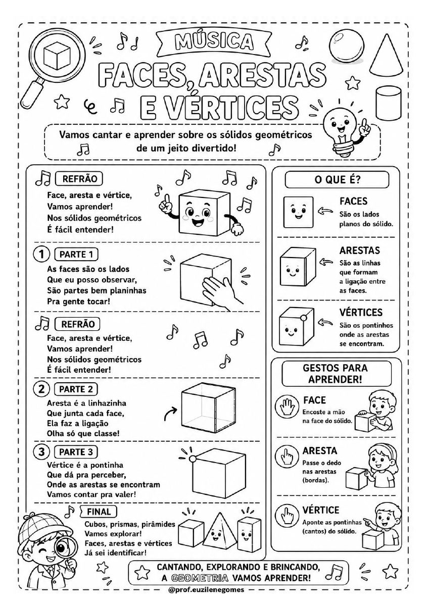 Amostra de Atividades Lúdicas — Sólidos Geométricos